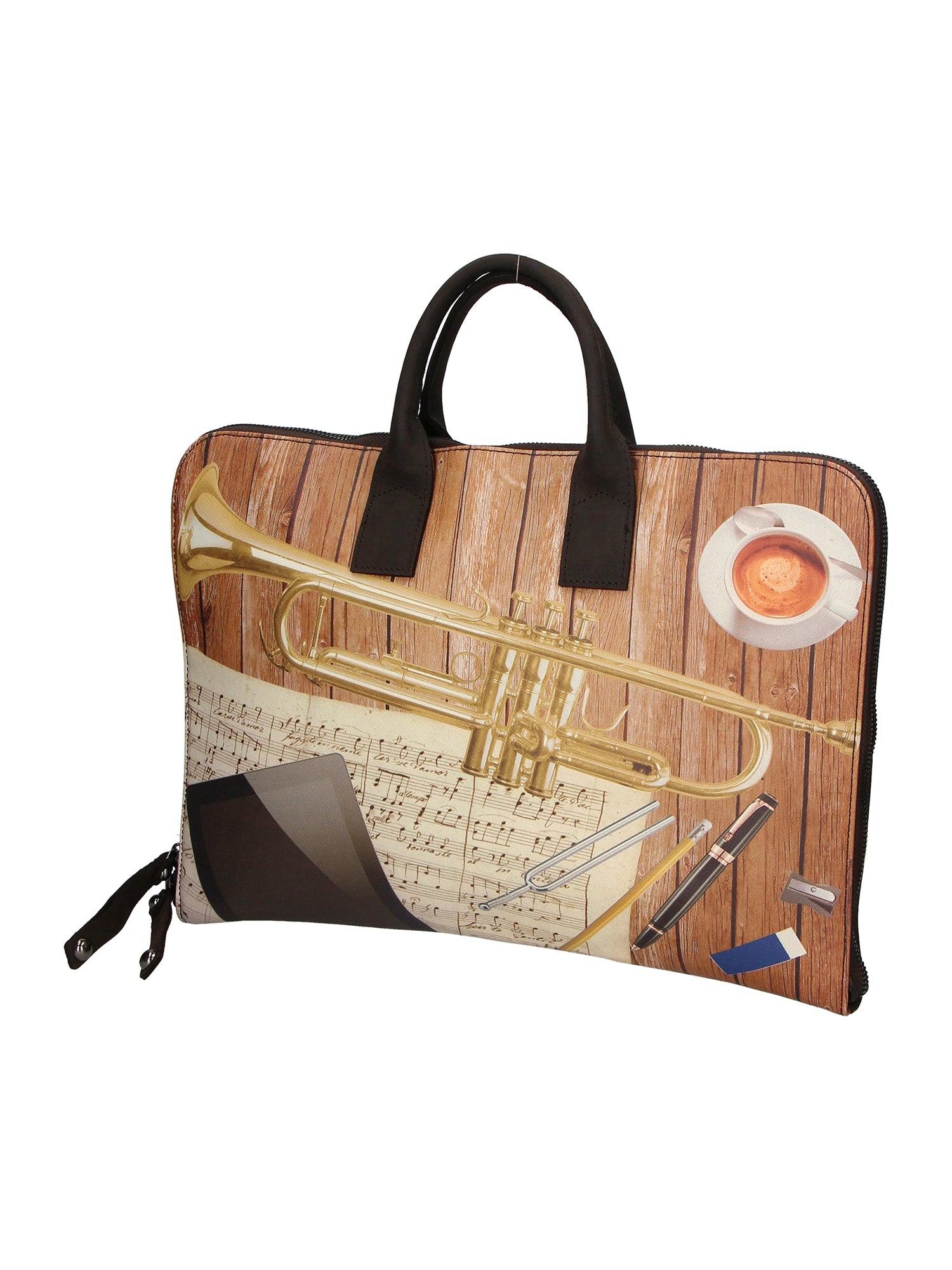 Michela Borsa a mano da donna Vera pelle ZG3007-MUSICA Gave Lux
