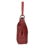 Bea Borsa a spalla da donna 100% pelle 05710-D10 ROSSO SCURO DARK RED Gave Lux