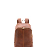 Zaino unisex in vera pelle 100% cotone 4428-MARRONE Alessia Firenze