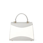 Auriga Chic Borsa a mano da donna Vera pelle 8924-BIANCO+GRIGIO Gave Lux