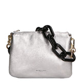 Borsa a tracolla da donna Vera pelle MYB-7024-SS-DL1 SILVER My Best Bag