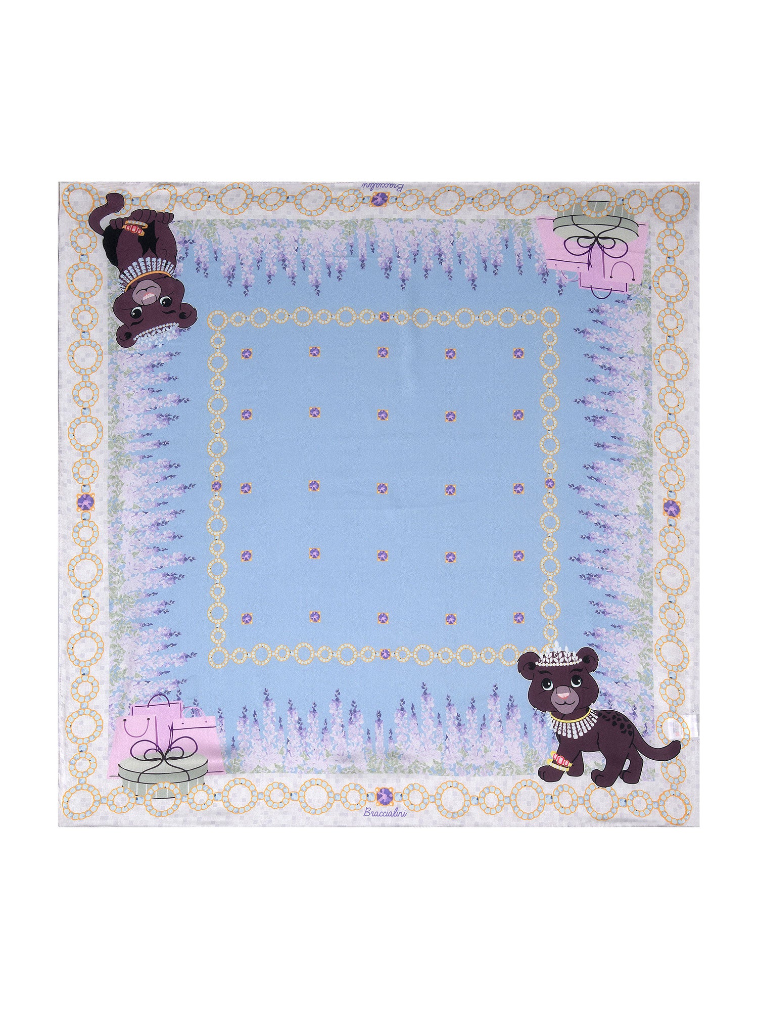 Elora Plus Foulard donna in poliestere Casual BFR326-UNICO Braccialini