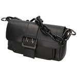 Aubrey Borsa a spalla da donna Vera pelle 05477-D28 NERO Gave Lux