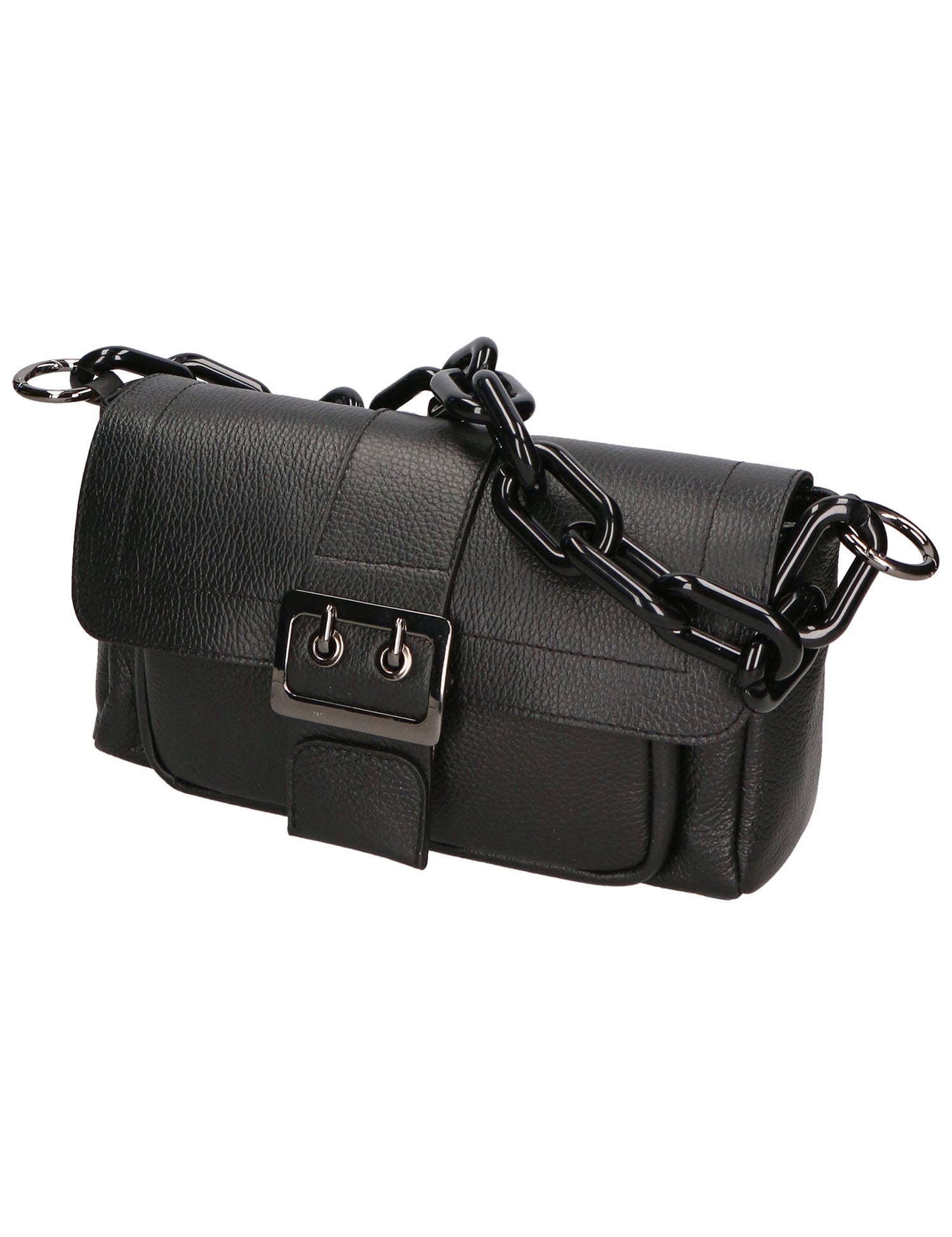Aubrey Borsa a spalla da donna Vera pelle 05477-D28 NERO Gave Lux