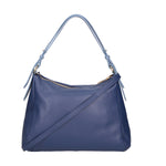 Vladimira Borsa a spalla da donna Vera pelle 06675-D24 BLU + D41 C.ZUCC. Gave Lux