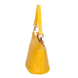 Borsa a spalla da donna Vera pelle MYB-7020-SS-C04 GIALLO My Best Bag