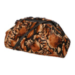 Astrid Borsa a spalla da donna Vera pelle 05476-NERO PITONE CUOIO 007 Gave Lux