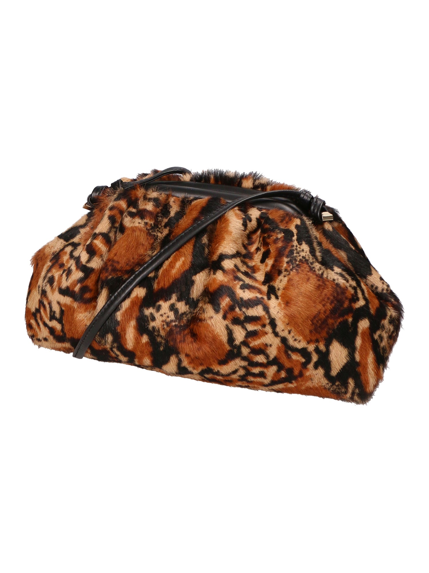 Astrid Borsa a spalla da donna Vera pelle 05476-NERO PITONE CUOIO 007 Gave Lux