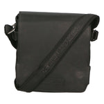 Borsa a tracolla da uomo 100% vera pelle HILB-3200-NERO Hill Burry