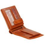 Portafoglio uomo in vera pelle RFID HILB-6705-CUOIO Hill Burry
