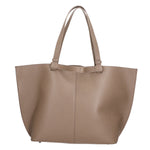 Beata Borsa a spalla da donna Vera pelle 05779-TAUPE D40 Gave Lux