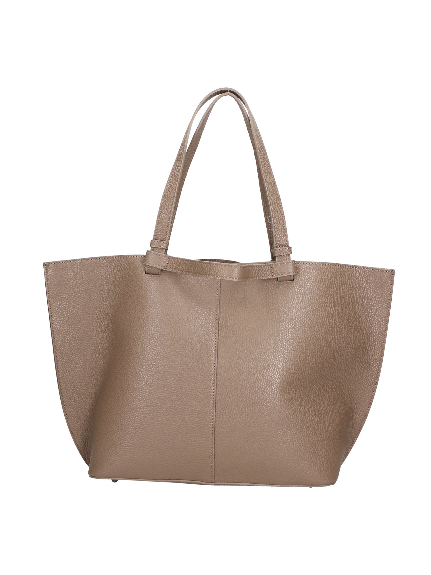 Beata Borsa a spalla da donna Vera pelle 05779-TAUPE D40 Gave Lux