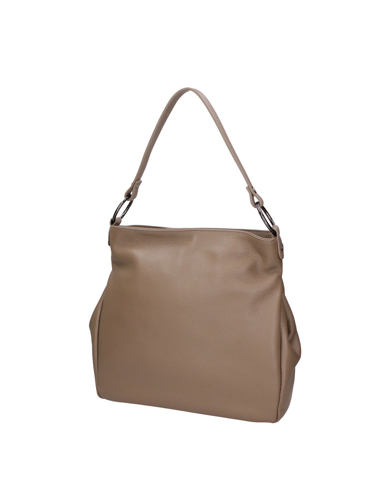 Bea Borsa a spalla da donna 100% pelle 05710-D40 TAUPE TAUPE Gave Lux