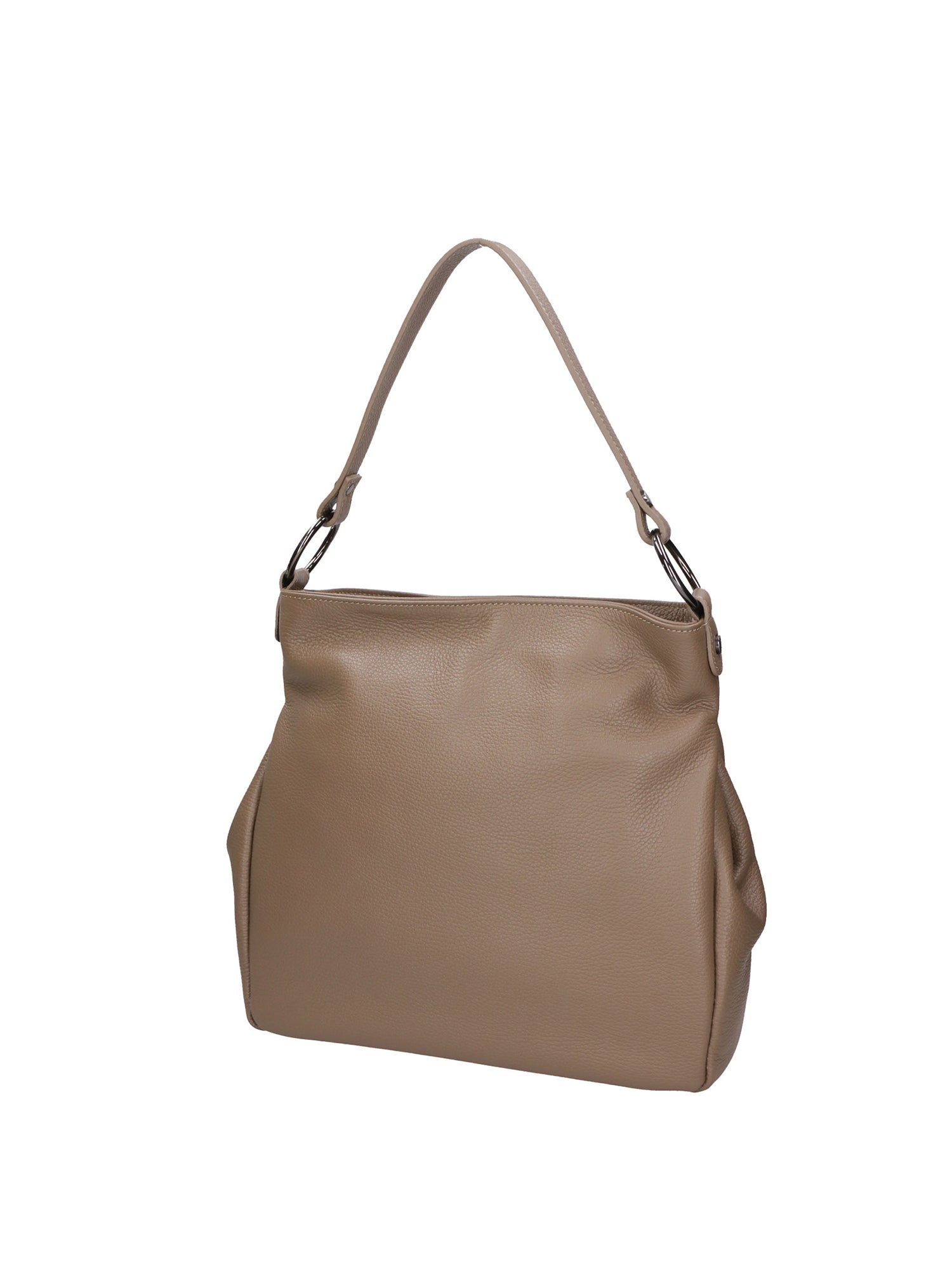 Bea Borsa a spalla da donna 100% pelle 05710-D40 TAUPE TAUPE Gave Lux