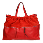 Firenze Borsa a mano da donna Vera pelle 01838-D08 ROSSO RED Gave Lux