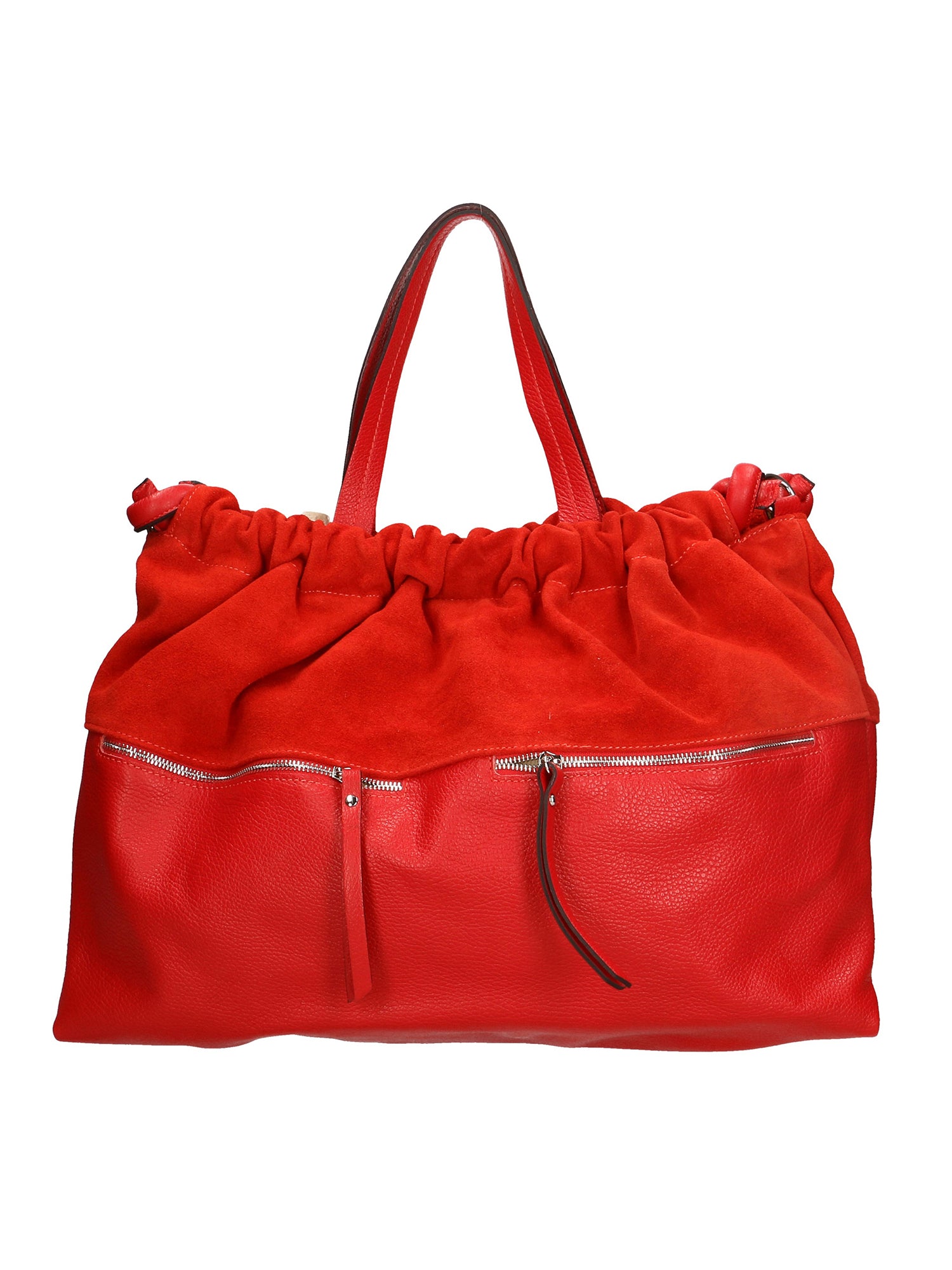 Firenze Borsa a mano da donna Vera pelle 01838-D08 ROSSO RED Gave Lux