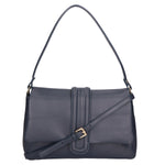 Jasmine Borsa a spalla da donna Vera pelle 06496-S24 BLU JEANS Gave Lux