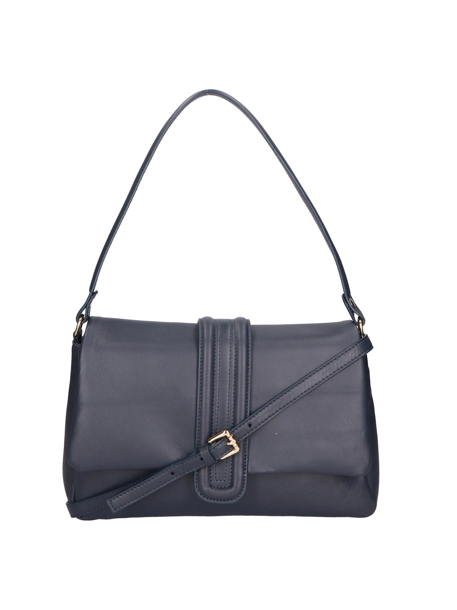 Jasmine Borsa a spalla da donna Vera pelle 06496-S24 BLU JEANS Gave Lux