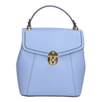 Giuditta Borsa a mano da donna 100% pelle 05937-L220 AZZURRO Gave Lux