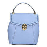 Giuditta Borsa a mano da donna 100% pelle 05937-L220 AZZURRO Gave Lux