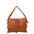 Borsa a spalla da donna Vera pelle 07172-S44 CUOIO Viola Castellani