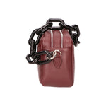Barbara Borsa a spalla da donna Vera pelle 05706-D34 BORDO BORDEAUX Gave Lux
