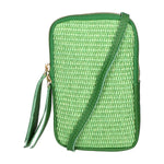 Alessandria Borsa a tracolla da donna Paglia Tabru 05001-S47 VERDE MELA Gave Lux