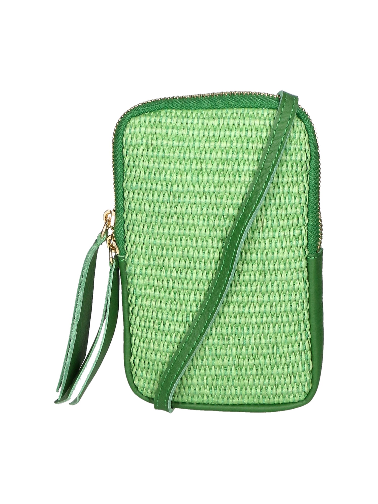 Alessandria Borsa a tracolla da donna Paglia Tabru 05001-S47 VERDE MELA Gave Lux