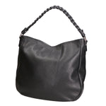 Gaia Borsa a spalla da donna Vera pelle 05897-C28 NERO Gave Lux