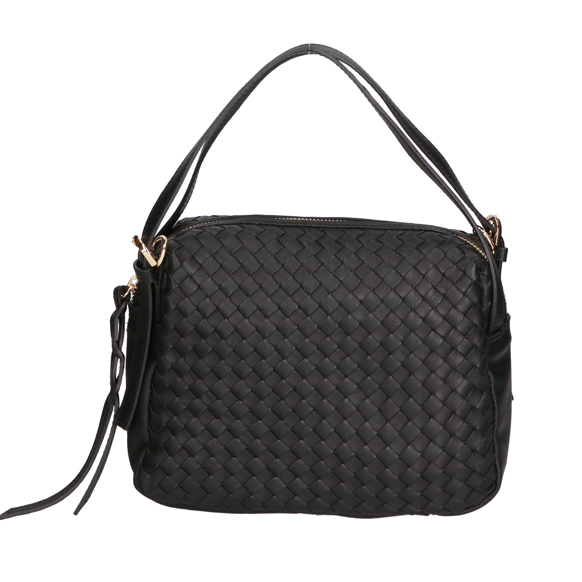 Irina Borsa a spalla da donna Vera pelle 06054-NERO Gave Lux