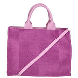 Borsa a mano da donna Misto pelle e tessuto MYB-05117-SS-436+S95 ORCHIDEA My Best Bag