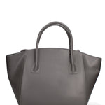 Borsa a mano da donna 100% vera pelle JR-W-1101LBX-D. GREY-CDF John Richmond