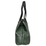 Clarissa Borsa a mano da donna Vera pelle 5276-017 VERDE BOTTIGLIA Gave Lux
