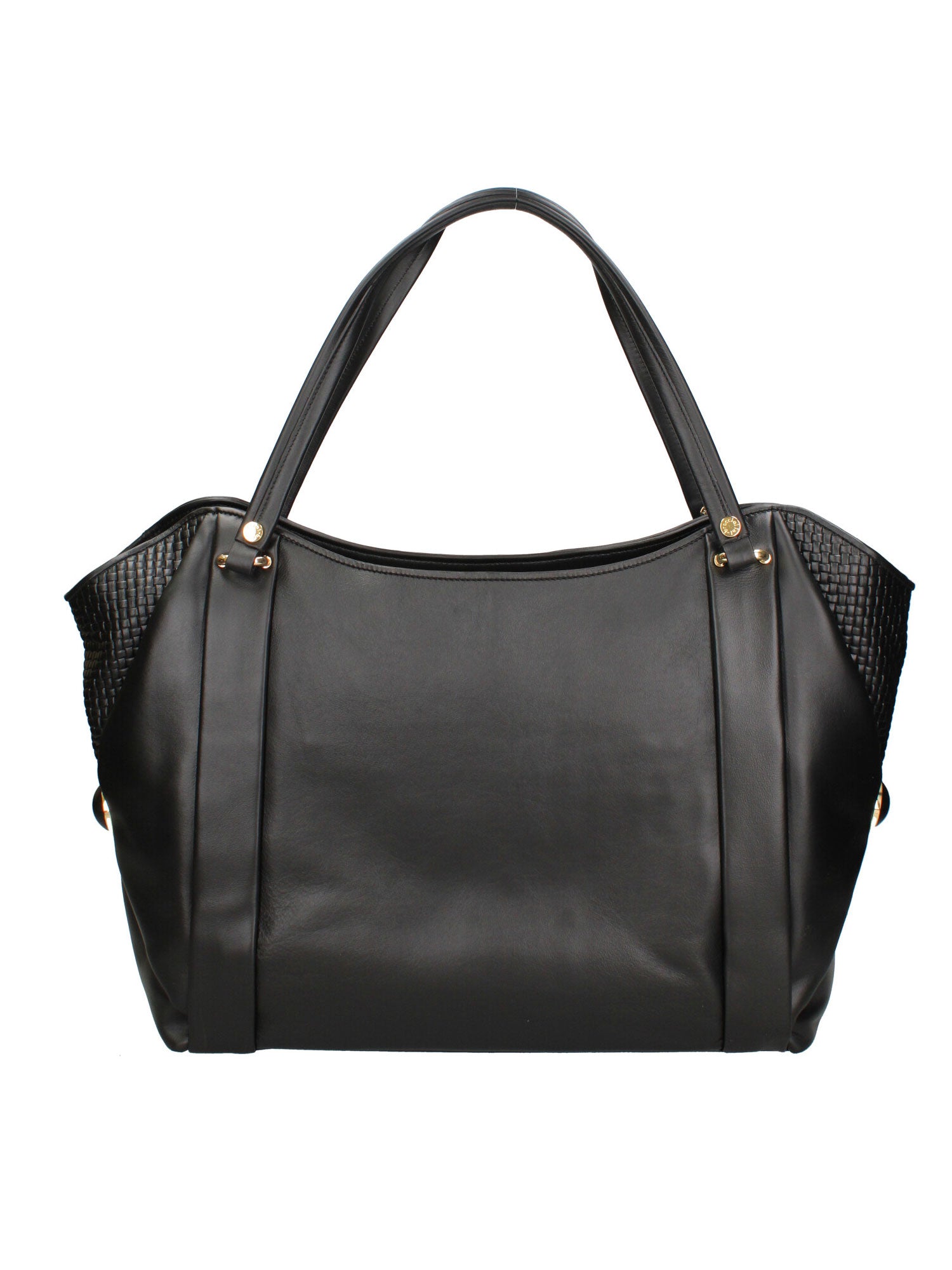 Valoria Ultra Borsa a spalla da donna 100% vera pelle B17203-NERO Braccialini