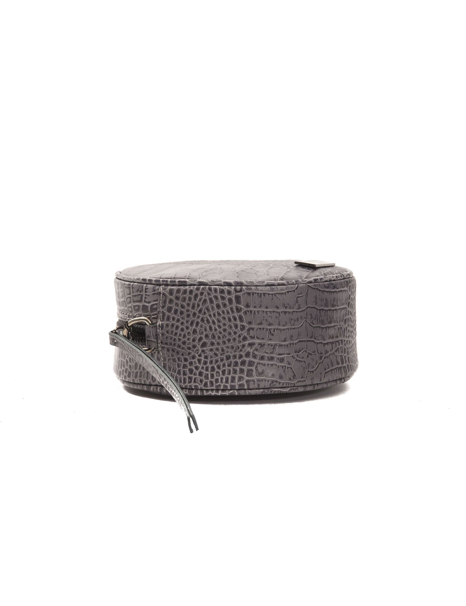 Borsa a Mano in Pelle Vegana Grigio