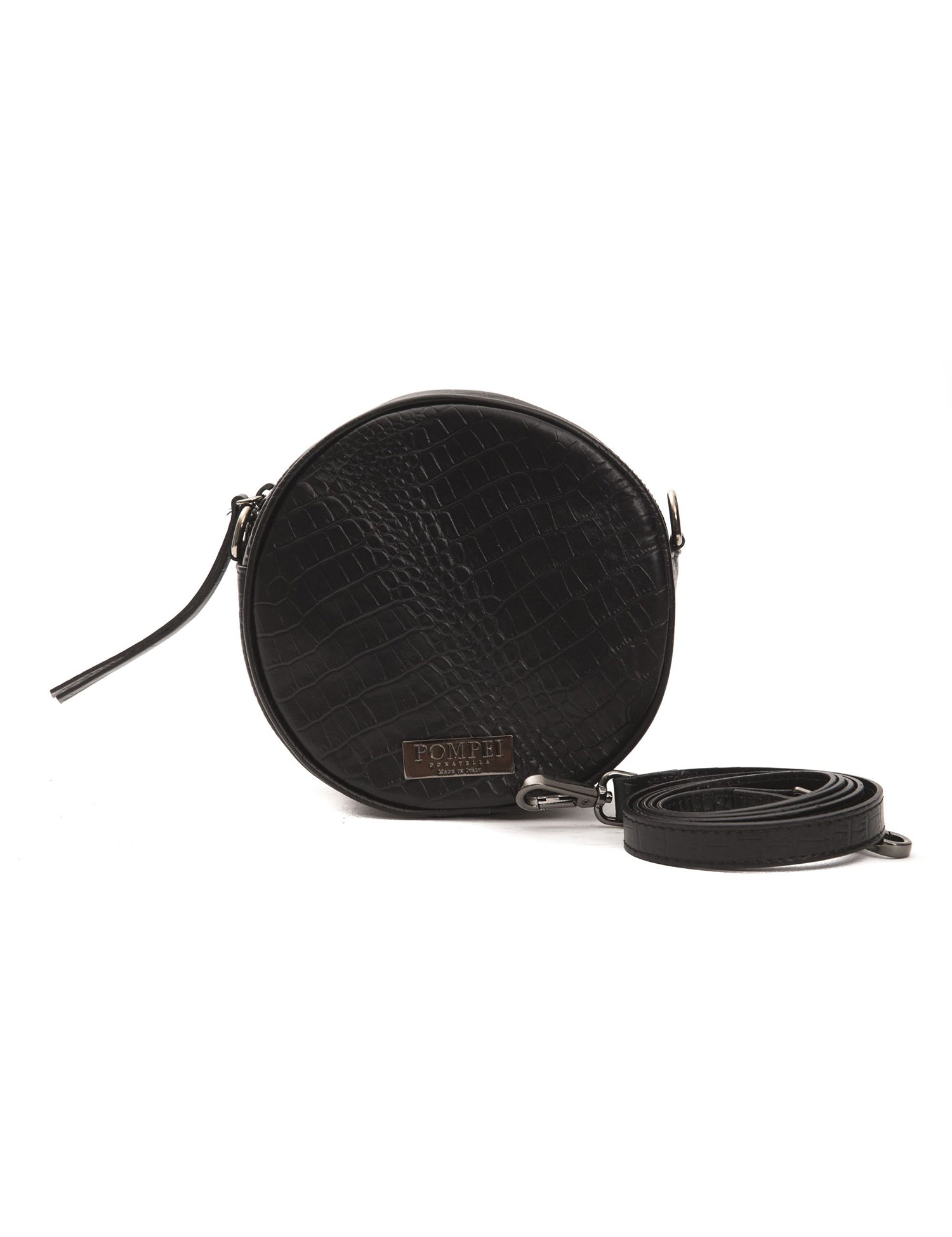 Borsa a Mano in Pelle Vegana Nero