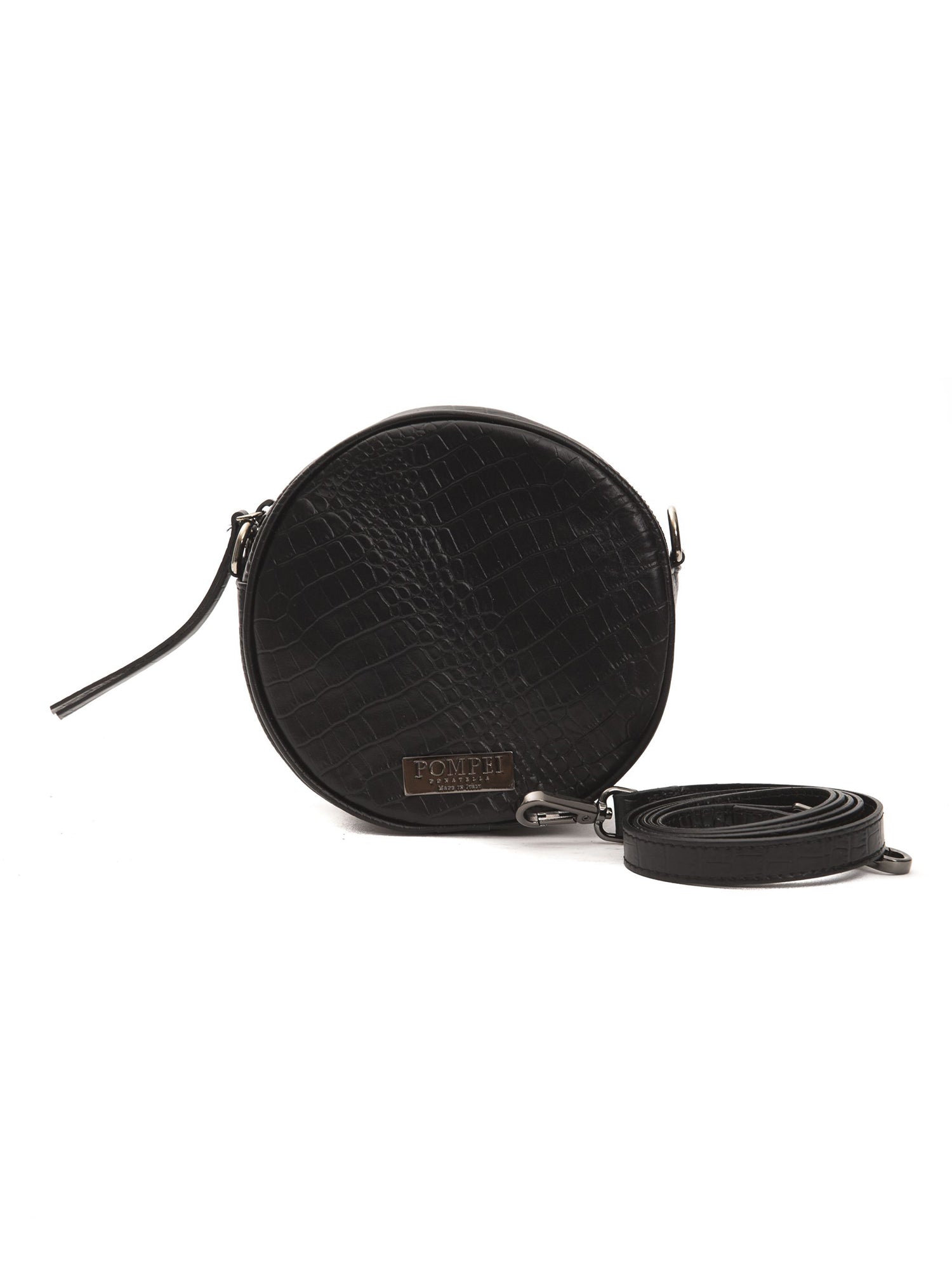 Borsa a Mano in Pelle Vegana Nero