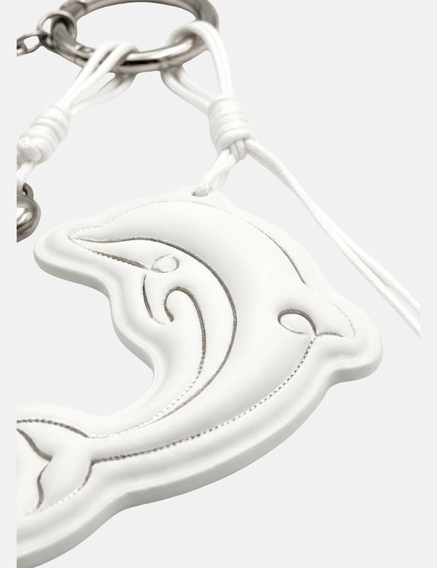 Portachiavi in Poliestere Bianco