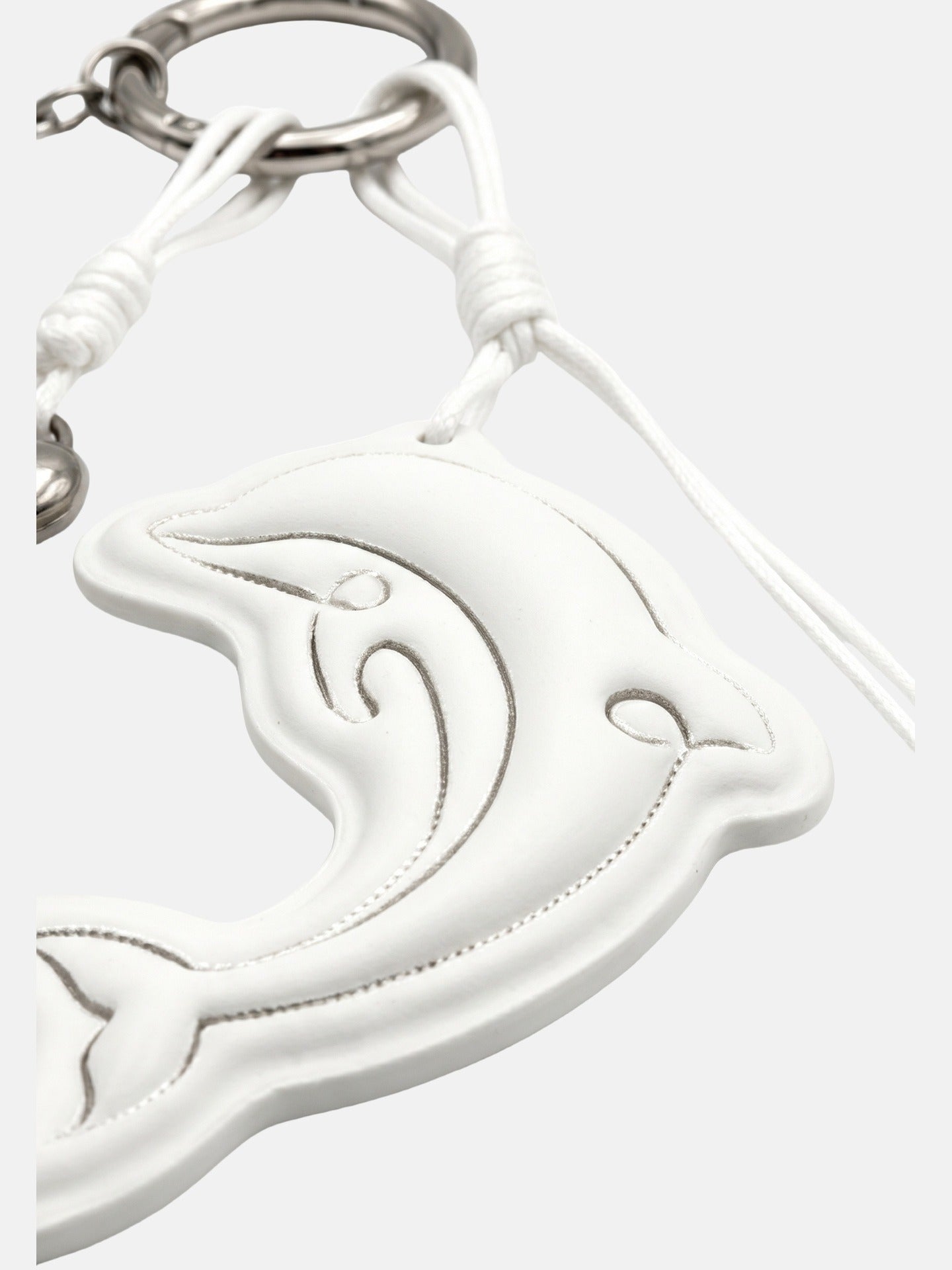Portachiavi in Poliestere Bianco