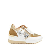 Sneakers Platform in Pelle Vegana Bianco