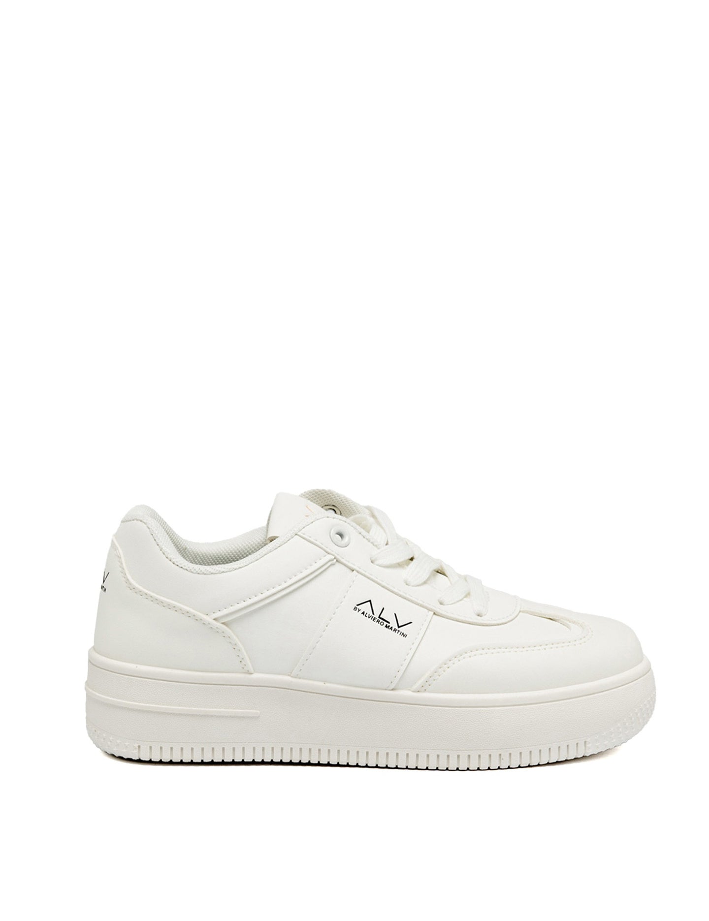 Sneakers in Pelle Vegana Bianco