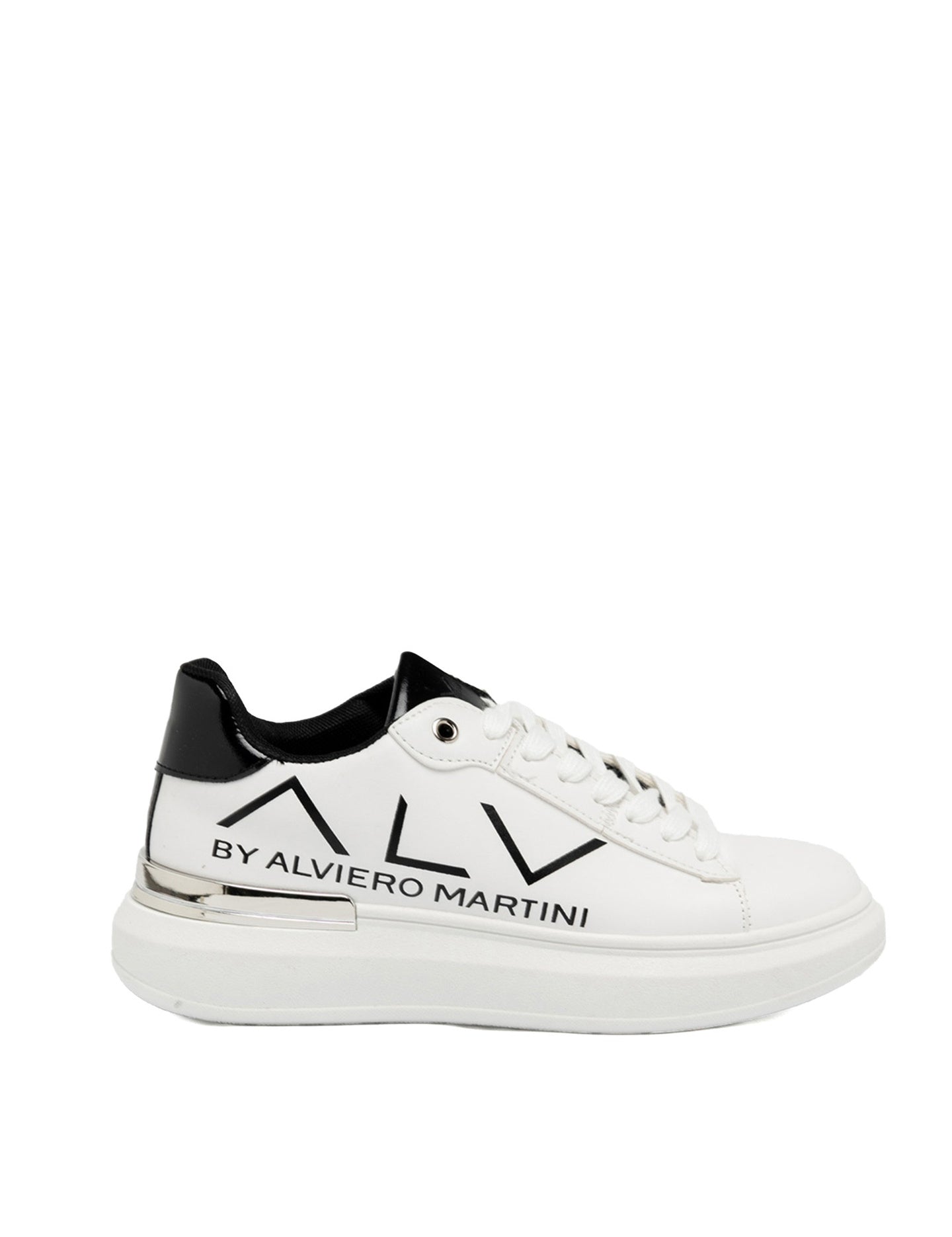 Sneakers in Pelle Vegana Bianco