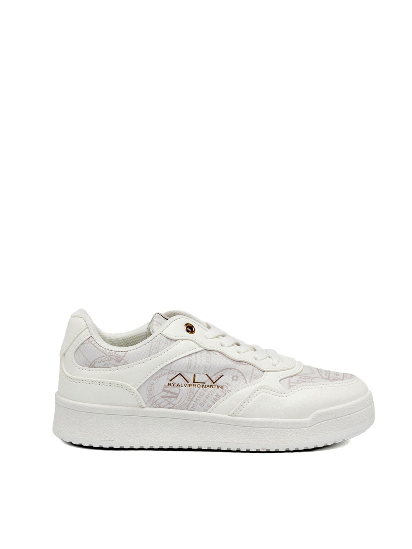 Sneakers in Pelle Vegana Bianco
