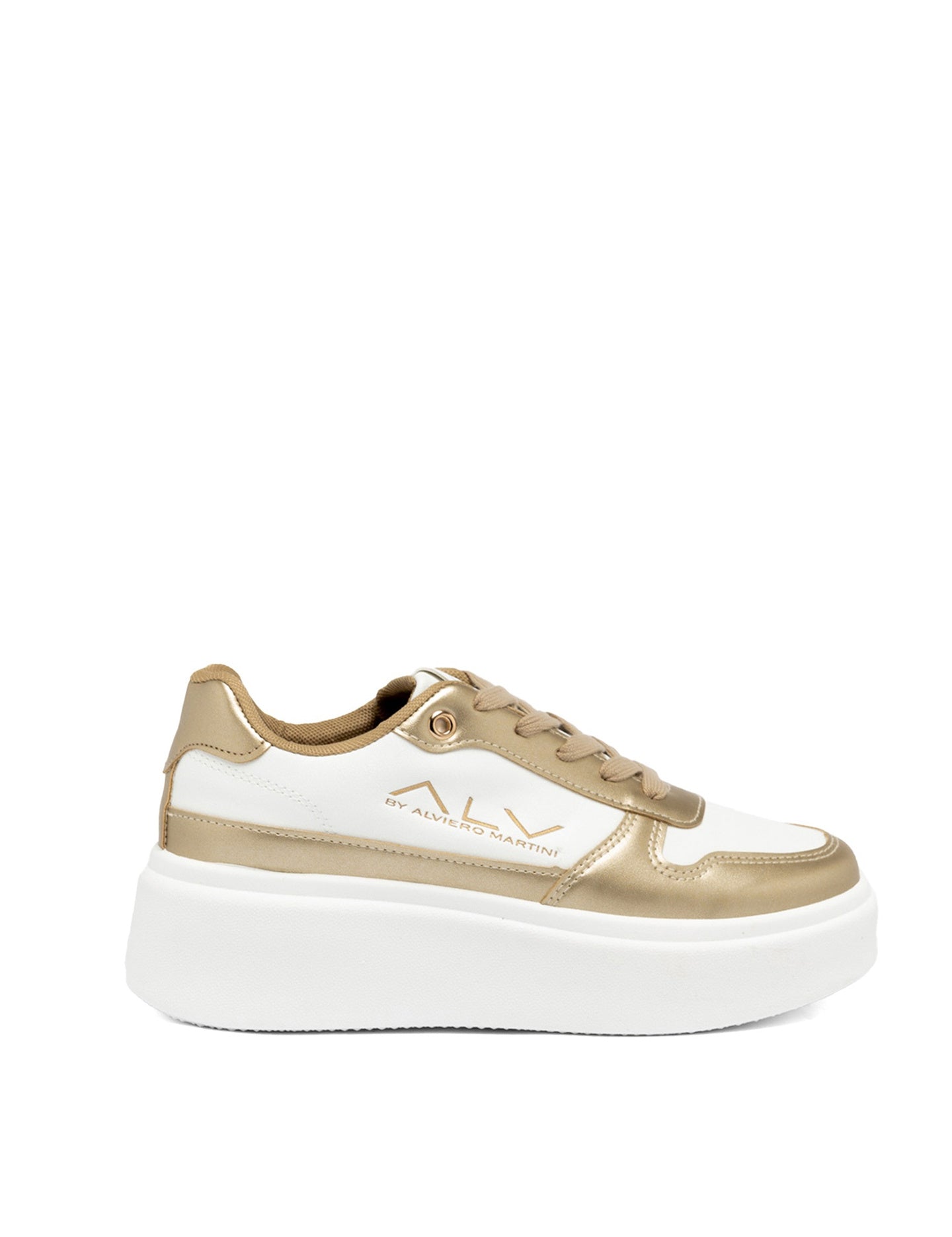 Sneakers in Pelle Vegana Bianco