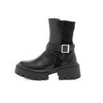 Stivaletto in Pelle Vegana Nero