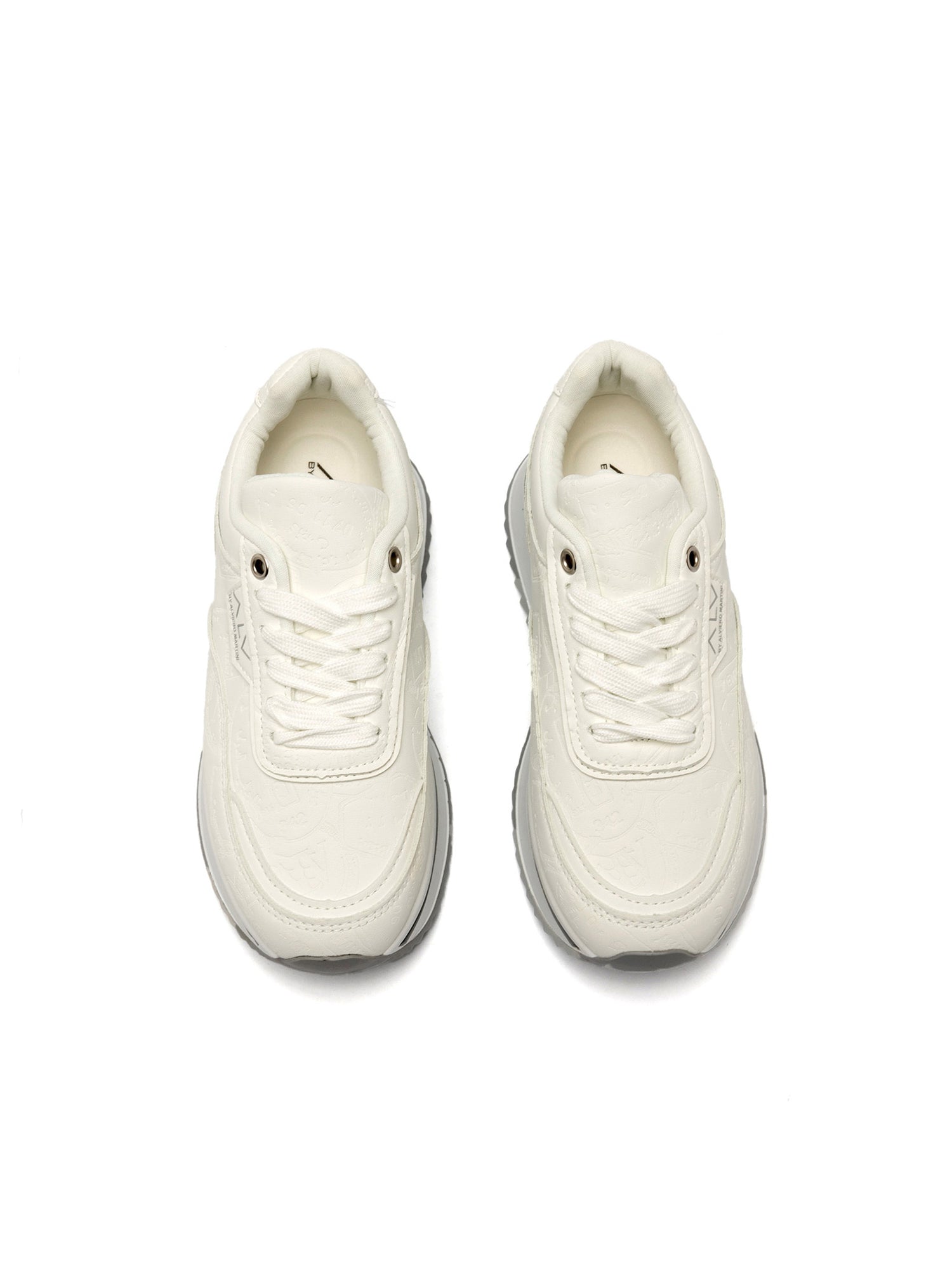 Sneakers in Pelle Vegana Bianco