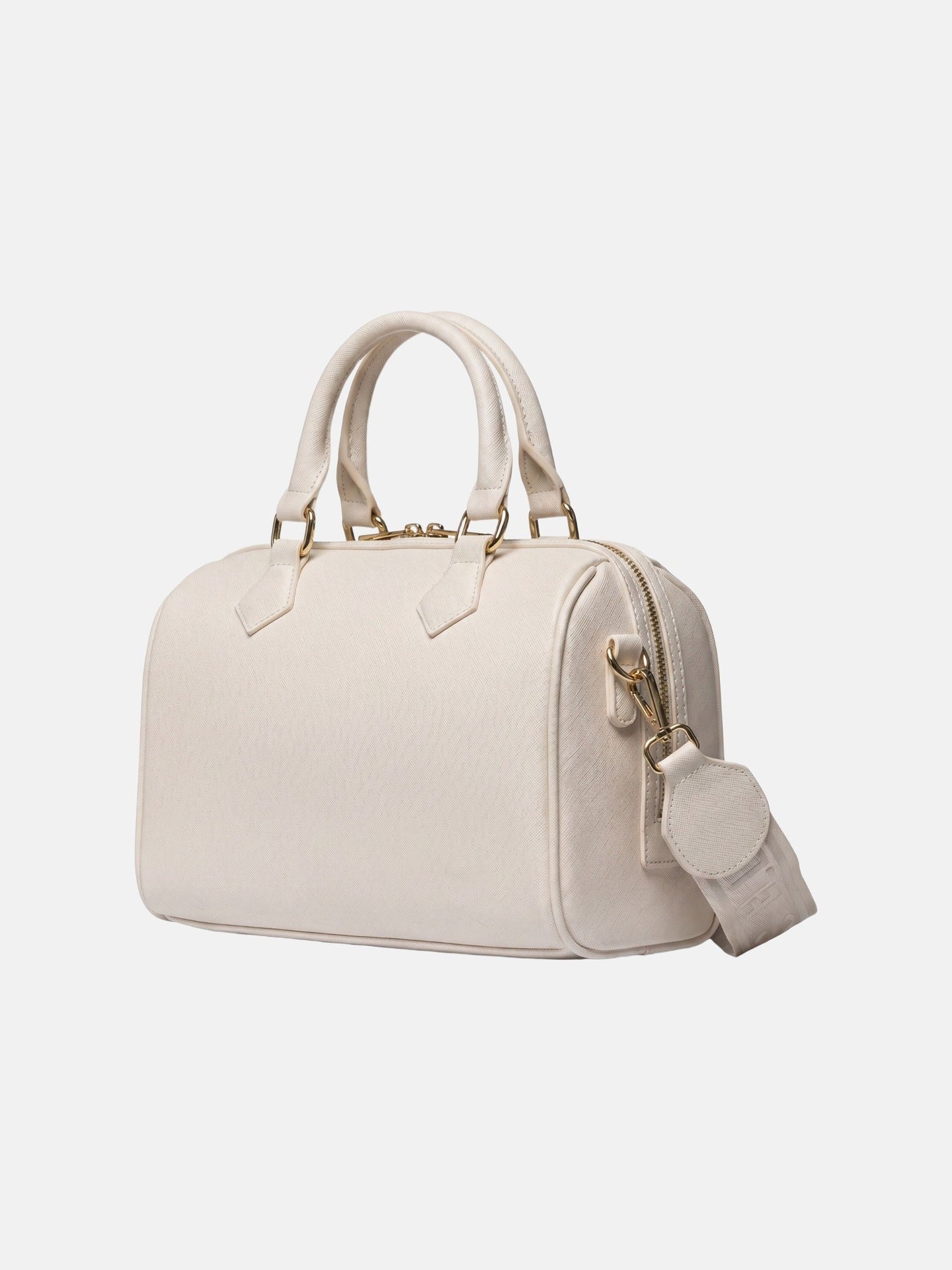 Borsa a Spalla in Pelle Vegana Panna