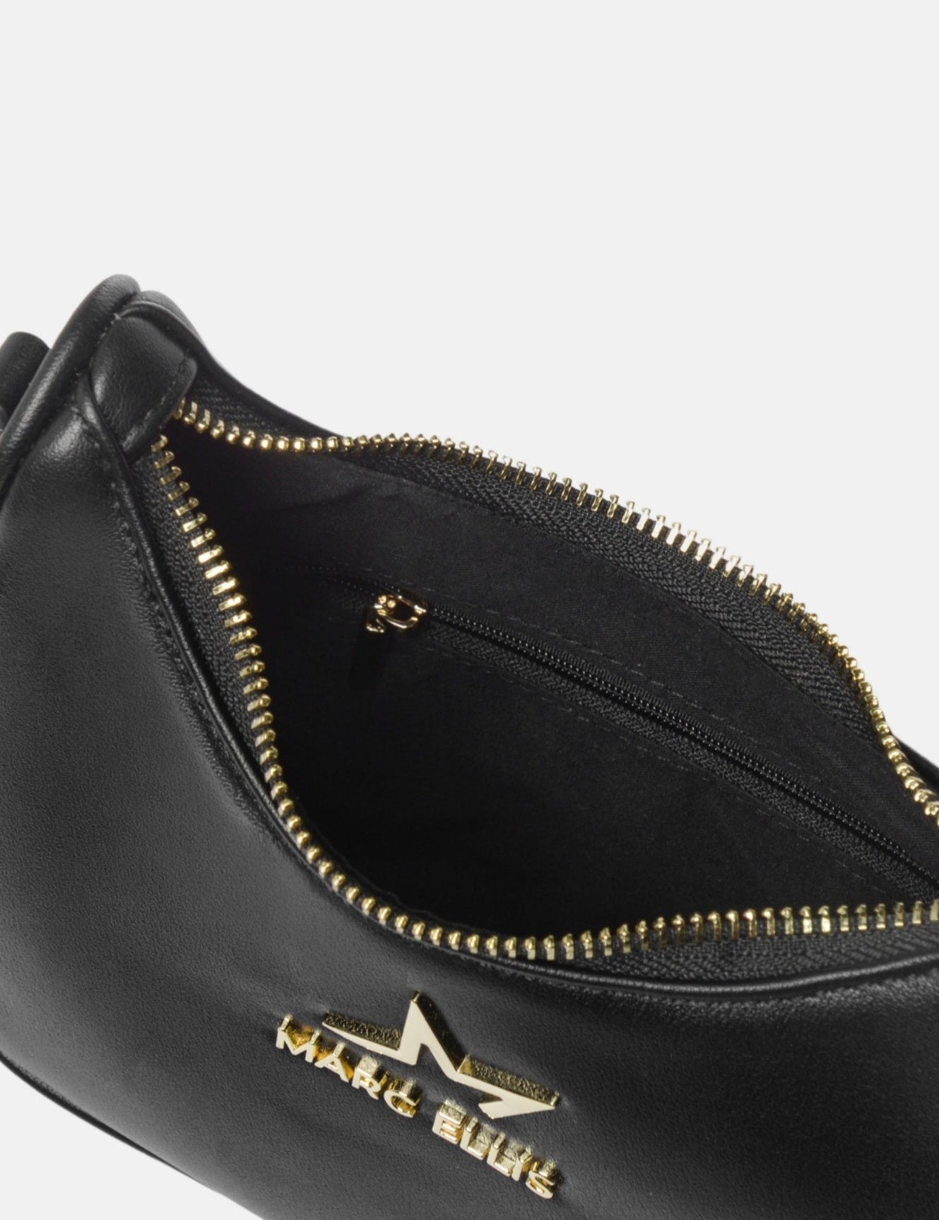 Borsa a Spalla in Pelle Vegana Nero