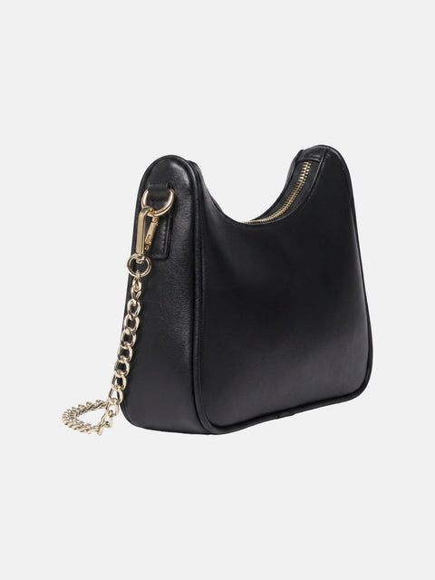 Borsa a Spalla in Pelle Vegana Nero