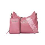 Borsa a Spalla in Pelle Vegana Rosa